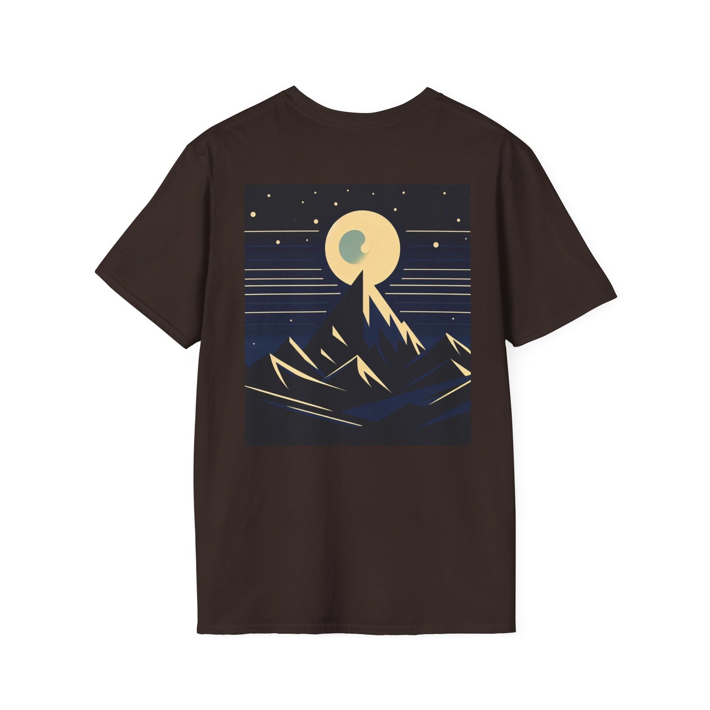 T-Shirt - Mystic Mountain Moon Graphic Tee