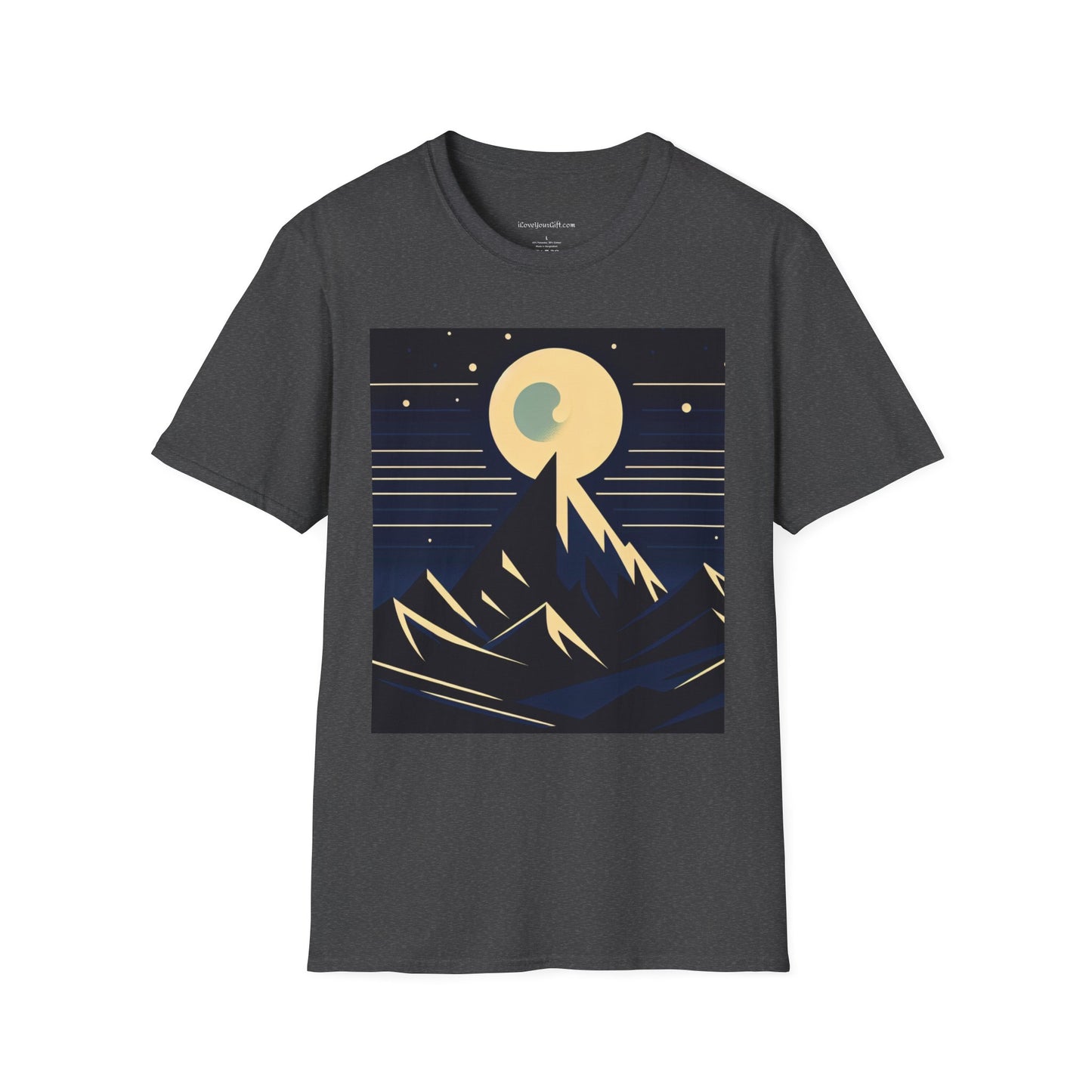 T-Shirt - Mystic Mountain Moon Graphic Tee