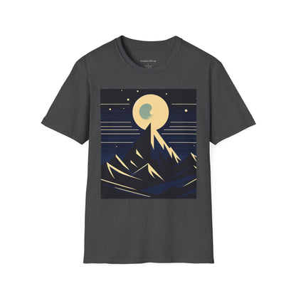 T-Shirt - Mystic Mountain Moon Graphic Tee