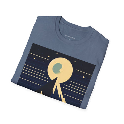 T-Shirt - Mystic Mountain Moon Graphic Tee