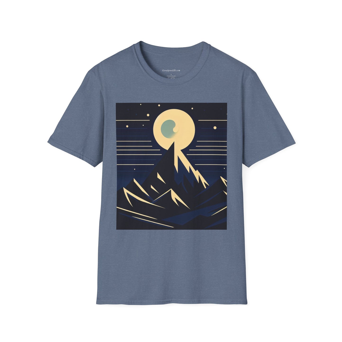 T-Shirt - Mystic Mountain Moon Graphic Tee