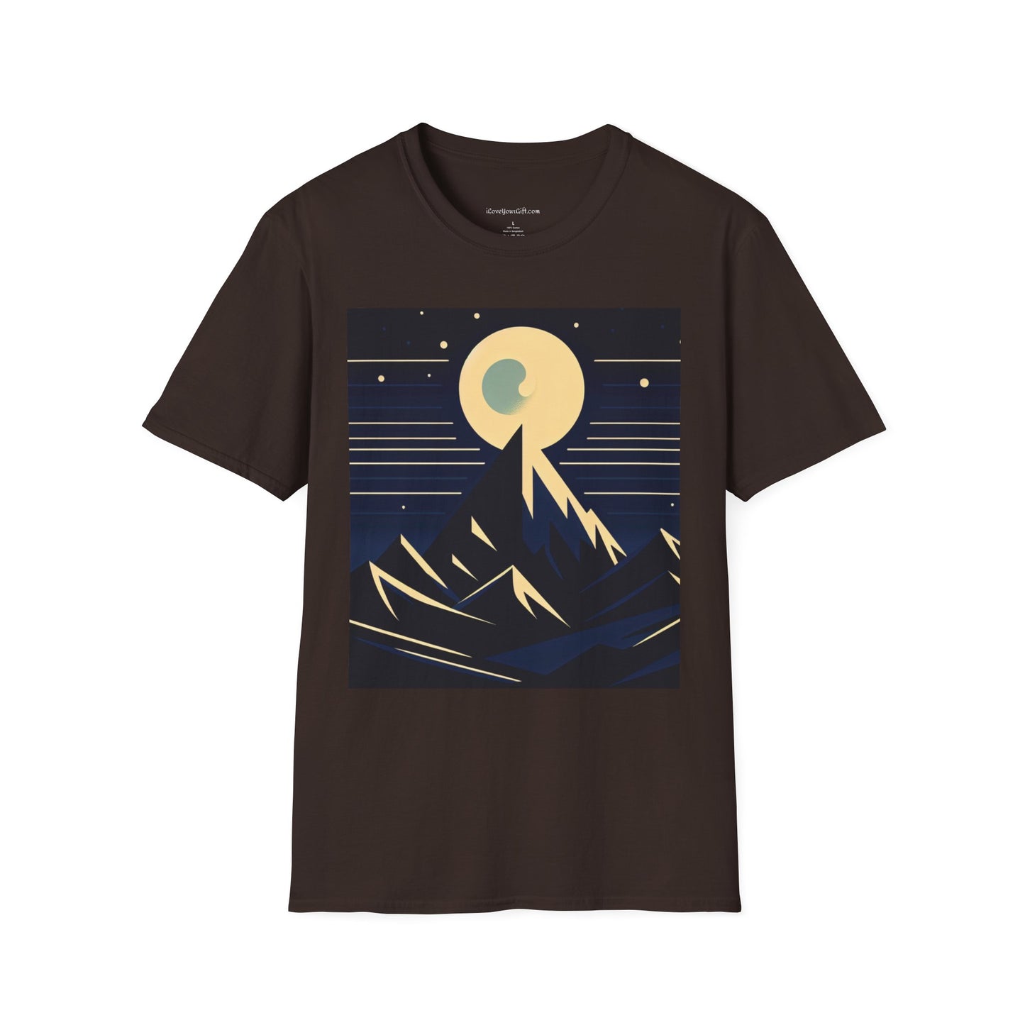 T-Shirt - Mystic Mountain Moon Graphic Tee