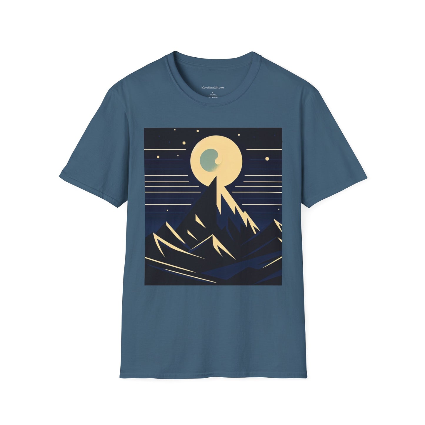 T-Shirt - Mystic Mountain Moon Graphic Tee