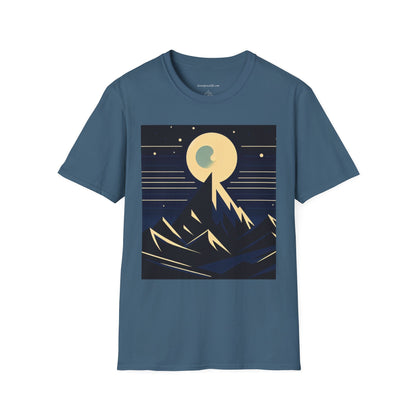 T-Shirt - Mystic Mountain Moon Graphic Tee