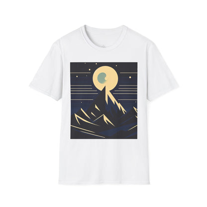 T-Shirt - Mystic Mountain Moon Graphic Tee