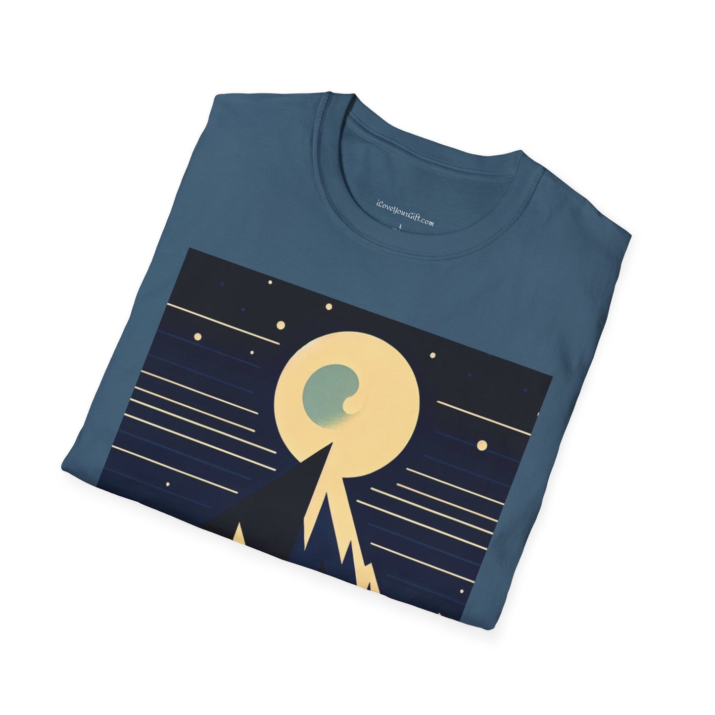 T-Shirt - Mystic Mountain Moon Graphic Tee