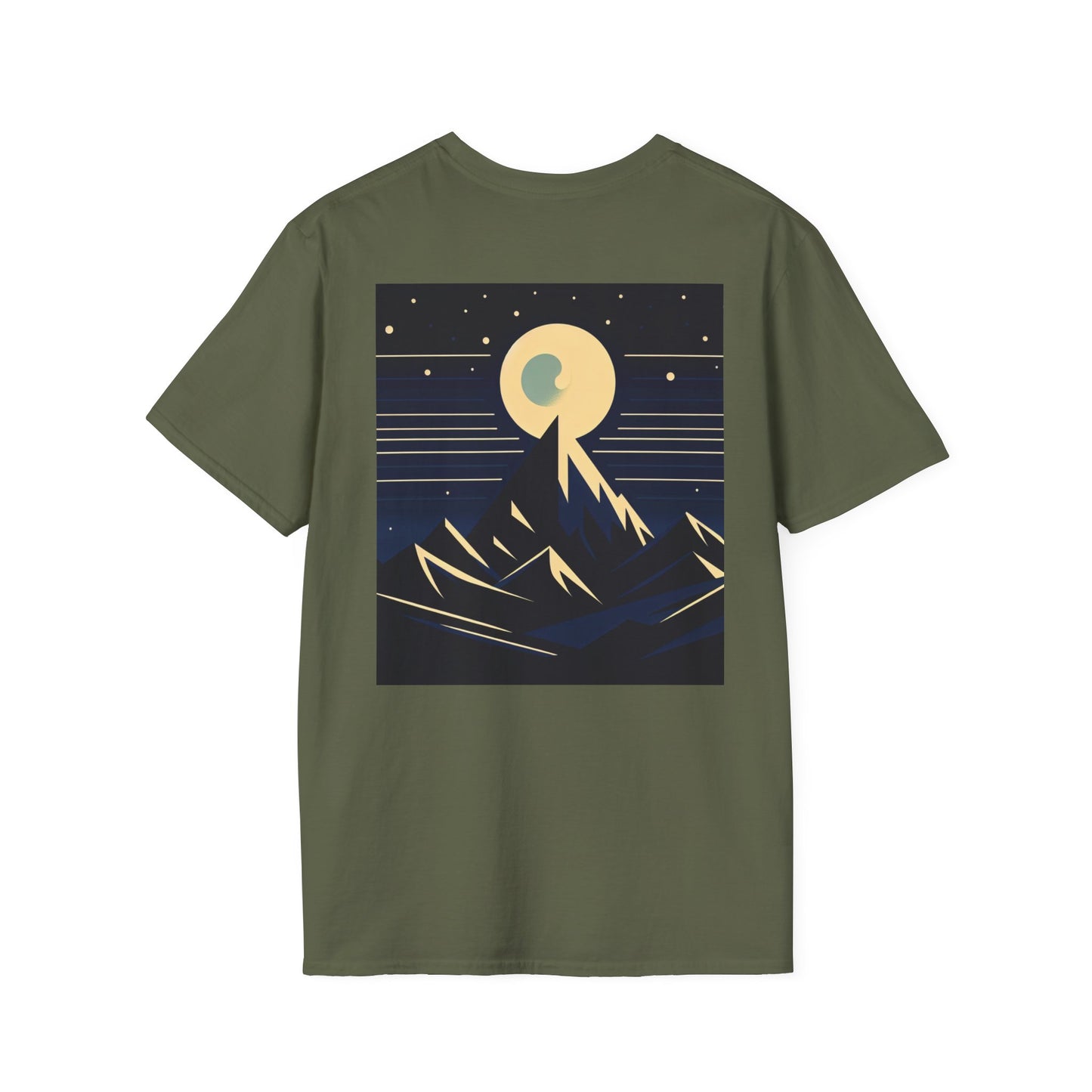 T-Shirt - Mystic Mountain Moon Graphic Tee