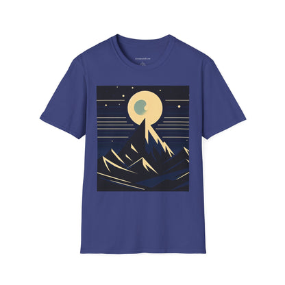 T-Shirt - Mystic Mountain Moon Graphic Tee