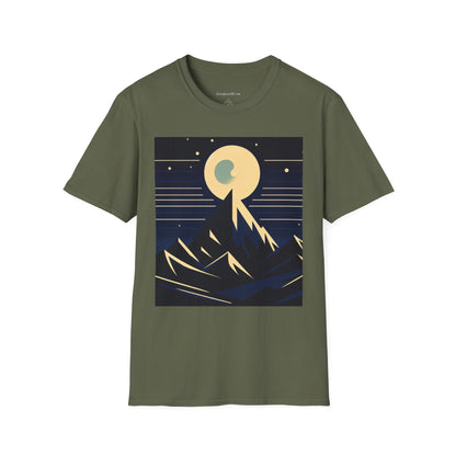 T-Shirt - Mystic Mountain Moon Graphic Tee
