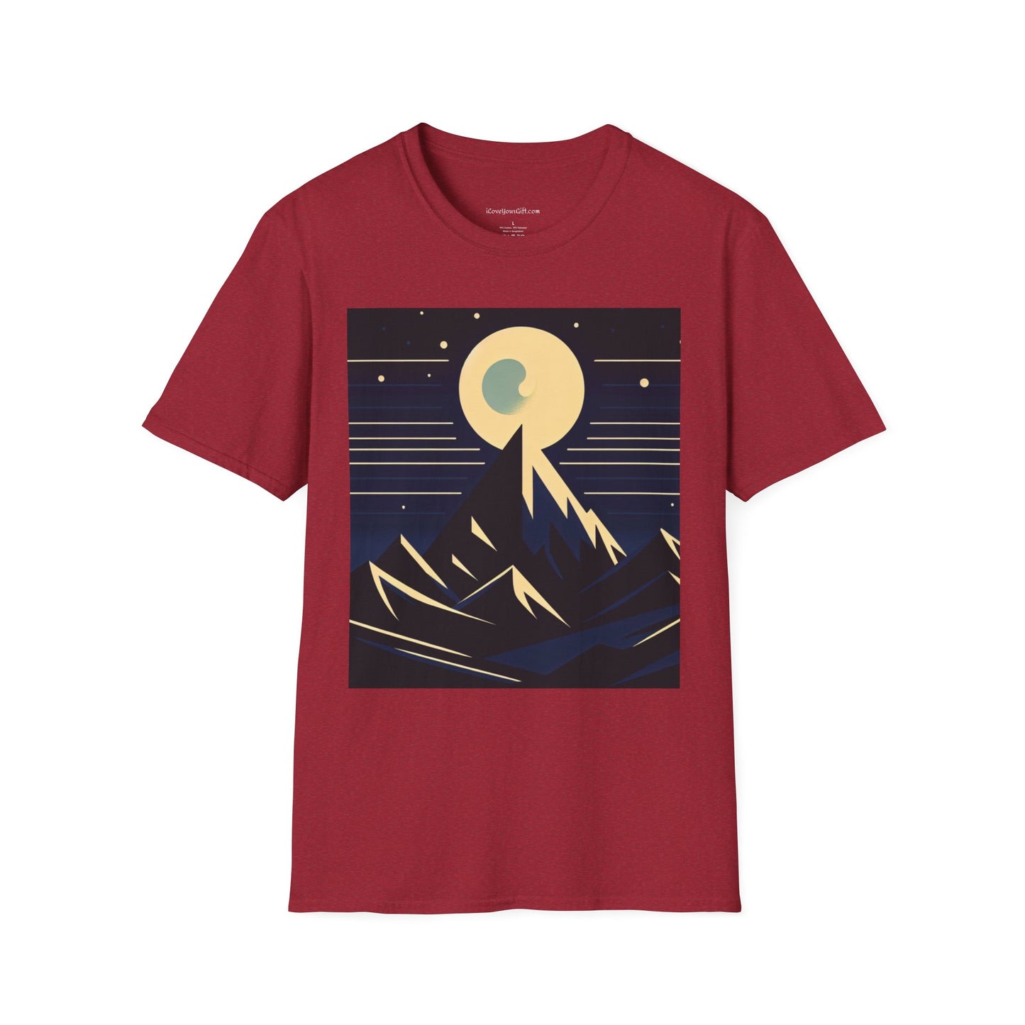 T-Shirt - Mystic Mountain Moon Graphic Tee