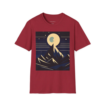 T-Shirt - Mystic Mountain Moon Graphic Tee