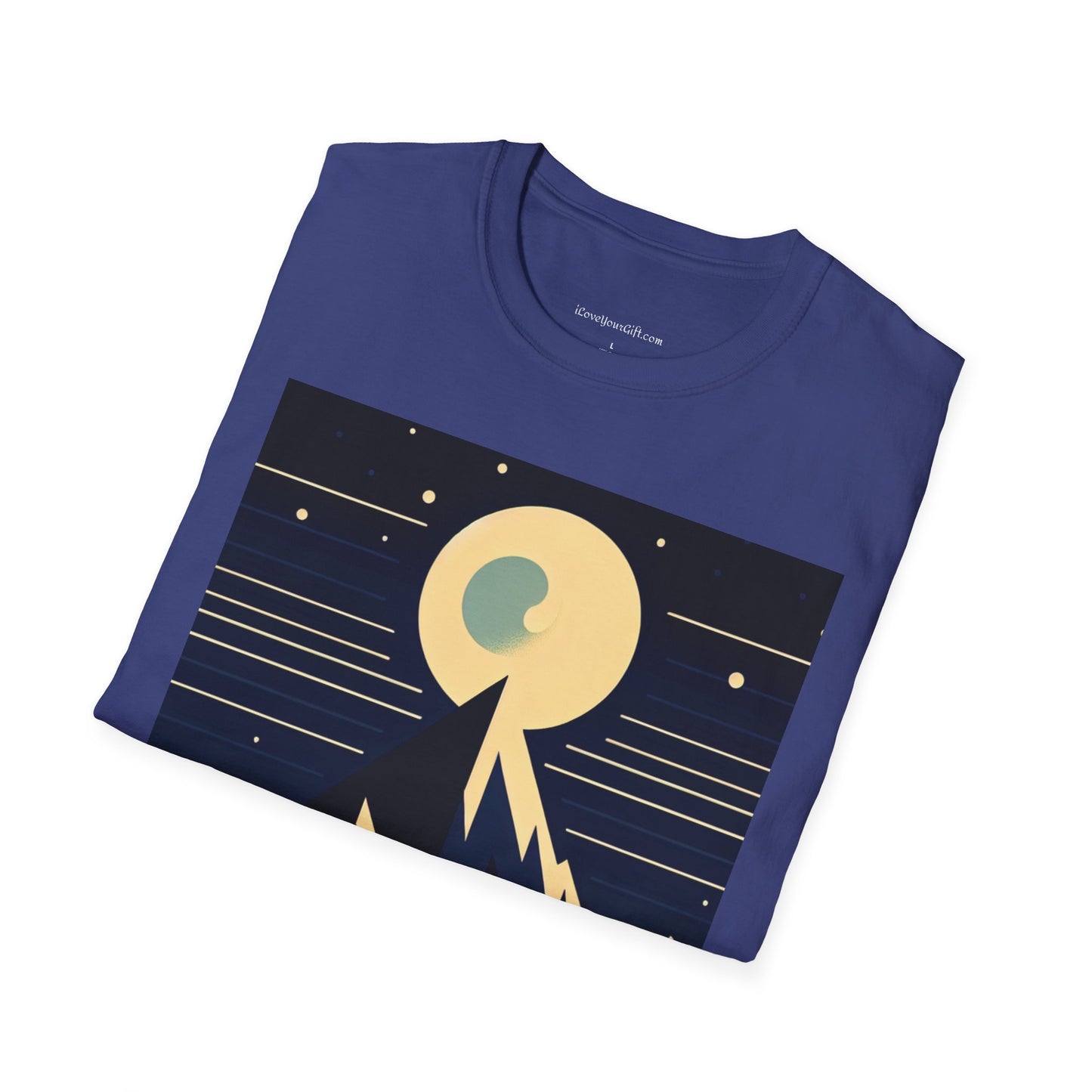 T-Shirt - Mystic Mountain Moon Graphic Tee