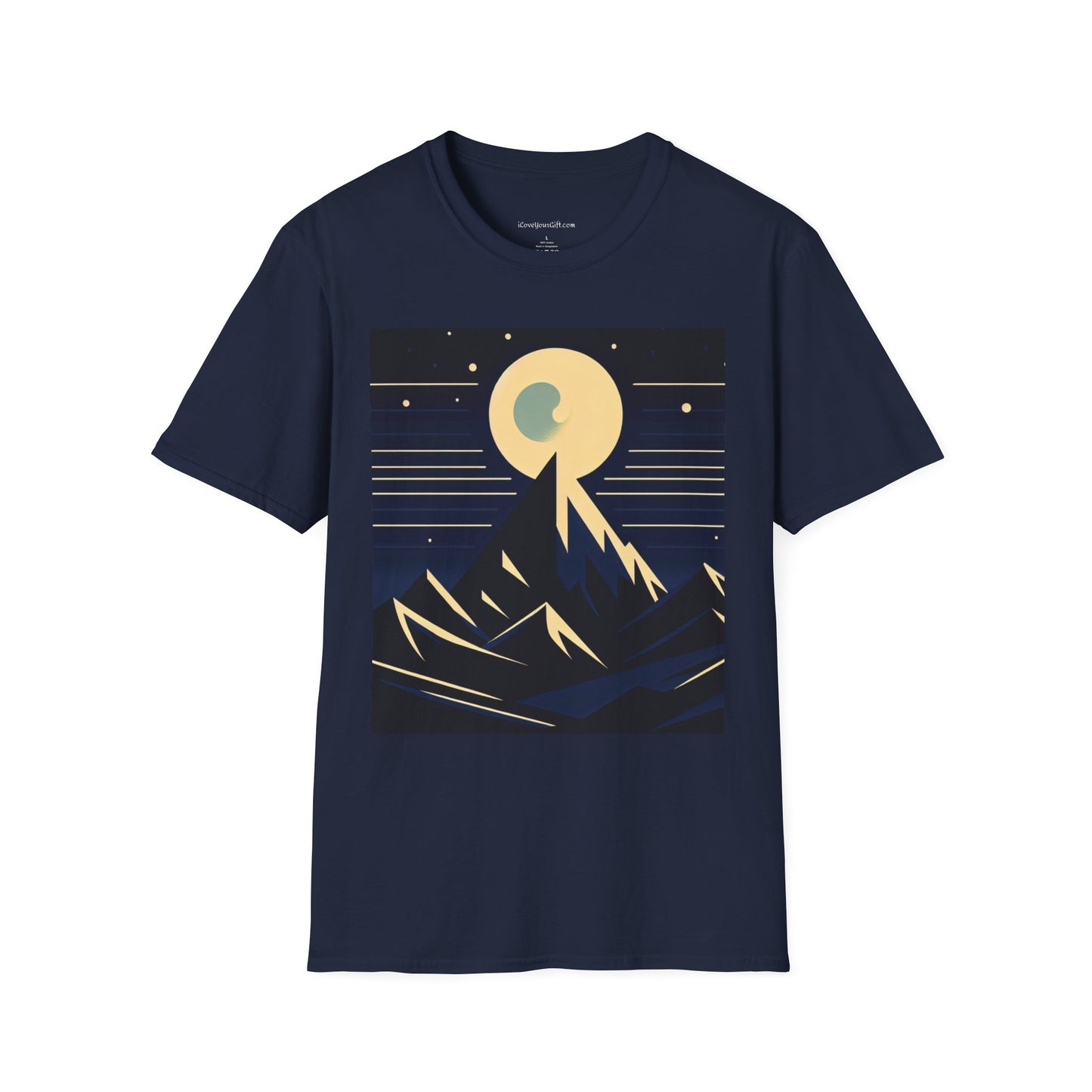 T-Shirt - Mystic Mountain Moon Graphic Tee