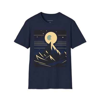 T-Shirt - Mystic Mountain Moon Graphic Tee
