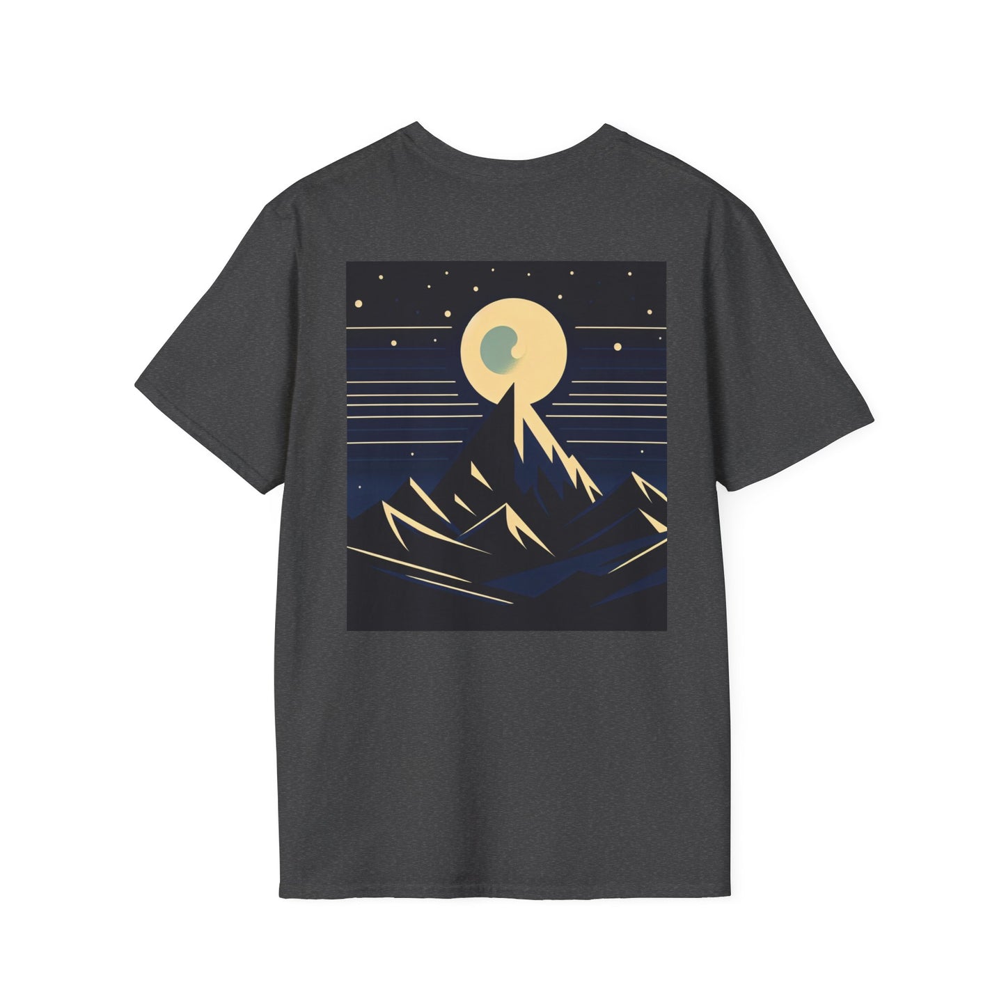 T-Shirt - Mystic Mountain Moon Graphic Tee