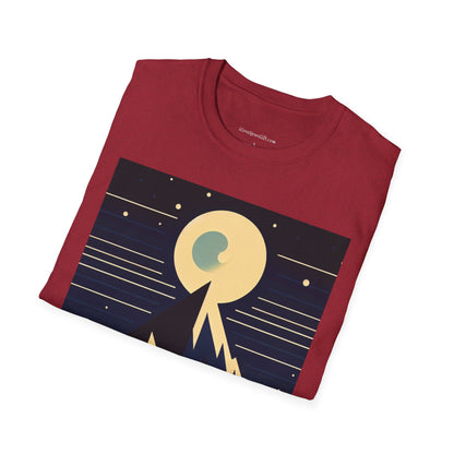 T-Shirt - Mystic Mountain Moon Graphic Tee