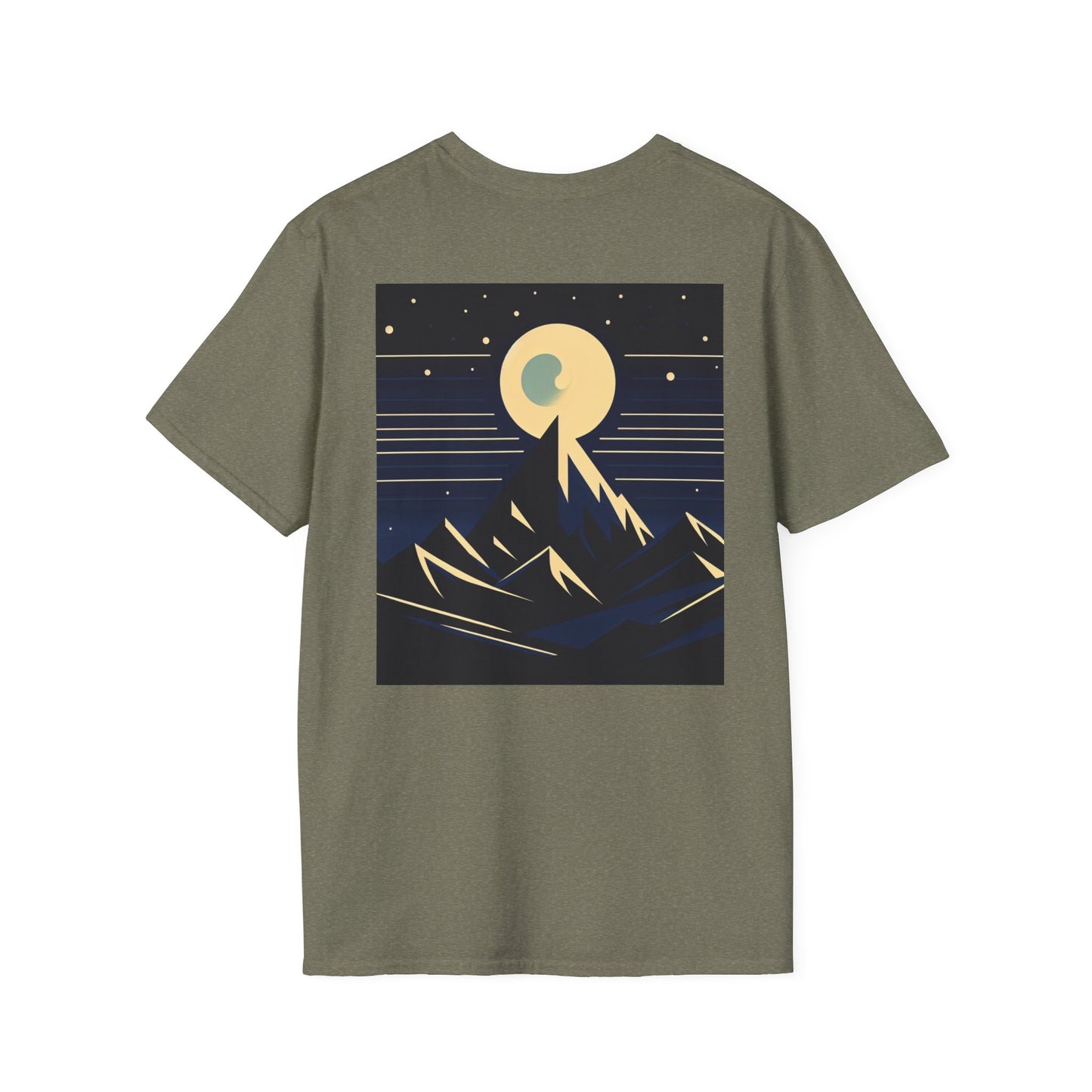 T-Shirt - Mystic Mountain Moon Graphic Tee