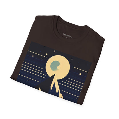 T-Shirt - Mystic Mountain Moon Graphic Tee