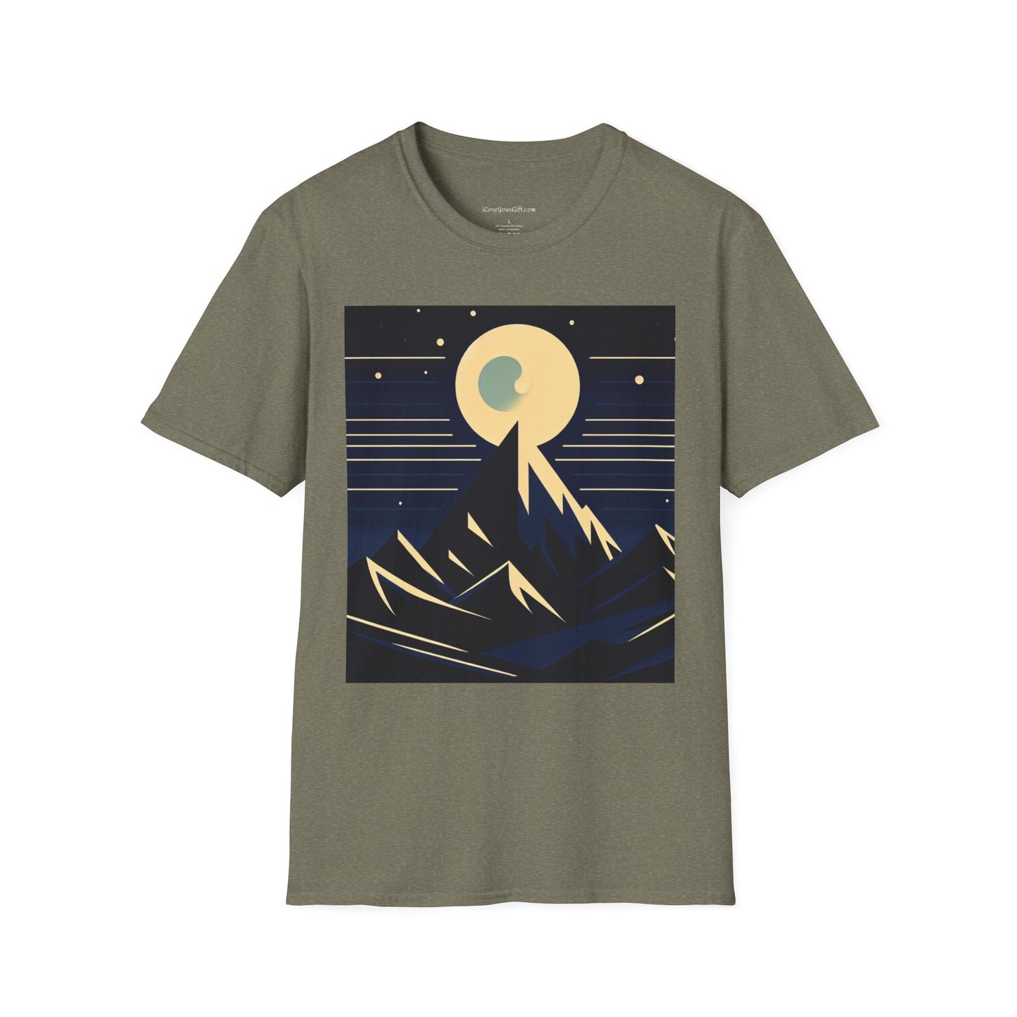 T-Shirt - Mystic Mountain Moon Graphic Tee