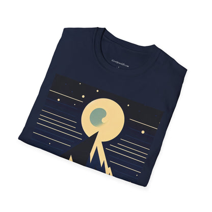 T-Shirt - Mystic Mountain Moon Graphic Tee