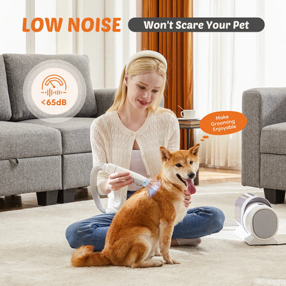 Professional Cordless Pet Grooming Vacuum Kit