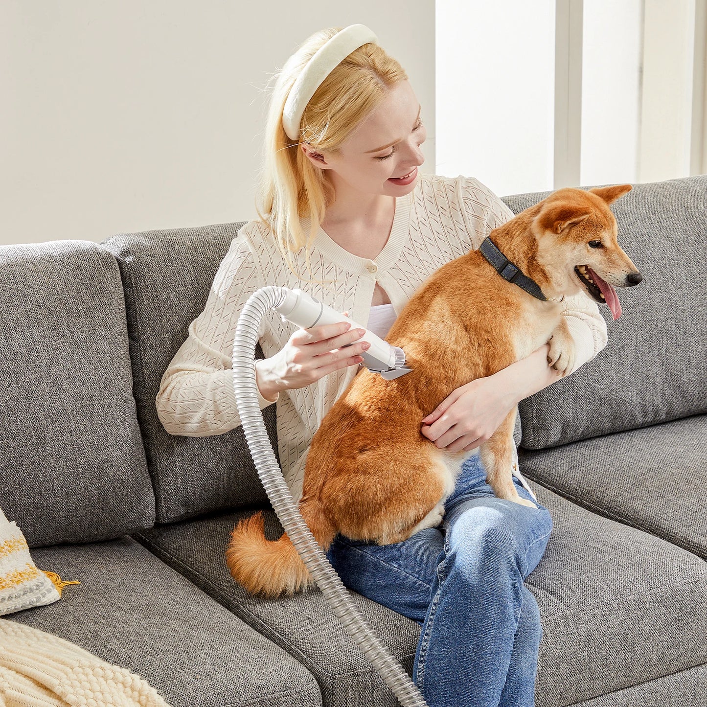 Professional Cordless Pet Grooming Vacuum Kit