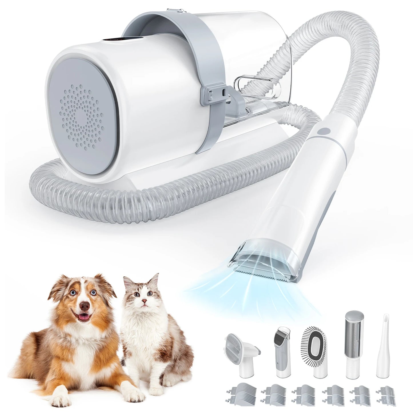 Professional Cordless Pet Grooming Vacuum Kit