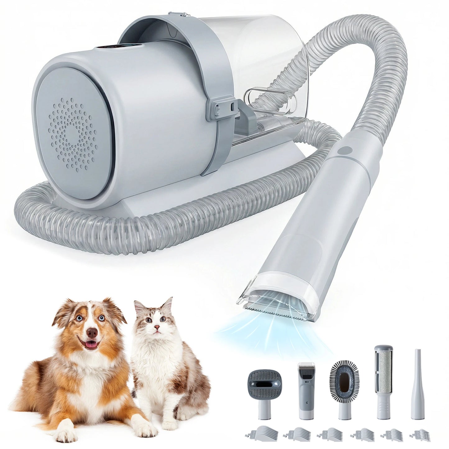 Professional Cordless Pet Grooming Vacuum Kit
